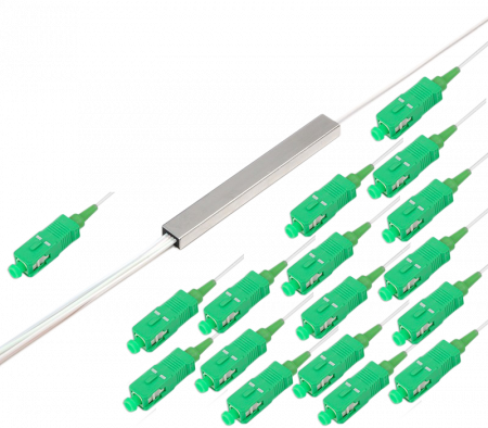 Делитель оптический планарный 1x16.SC/APC 1м.