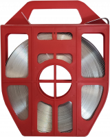 Лента монтажная нержавеющая С201, 19x0.7 мм (кассета 50м)