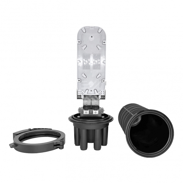 Тупиковая вертикальная муфта для волоконно-оптического кабеля КОС-GJS-Q 96 (GJS-7001)