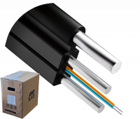 Кабель оптический FTTH DROP 1 волокно G657 KAB.F8M.701 в коробке