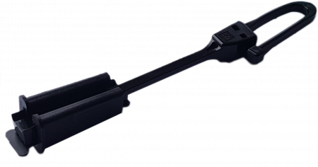 Зажим анкерный P25-S для плоского оптического кабеля FTTH, рабочая нагрузка 1кН