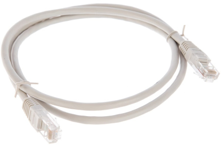 Патч-корд 2хRJ45/8P8C, T568B UTP Cat5e, литой, 1,5м.