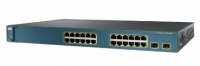 Коммутатор Cisco WS-C3560-24PS-S (24 порта 10/100BaseTX PoE, 2 порта 1000BaseX SFP)