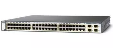 48 портов 10/100Base-T PoE, 4 порта 1Гб SFP