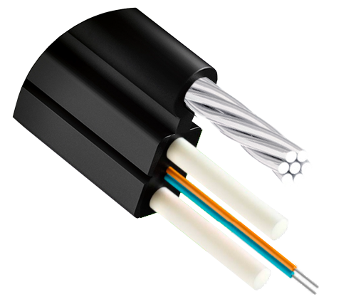 Кабель оптический FTTH DROP 1 волокно G657.A1 KAB.F8.701.R на тросе