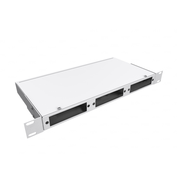 Кросс оптический, предсобранный 1U, 24 портов SC/APC