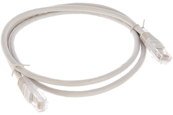 Патч-корд 2хRJ45/8P8C, T568B UTP Cat5e, литой, 5м.