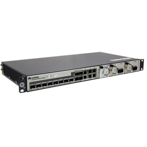 1RU Huawei OLT MA5801-GP08 GPON, 8 GPON-портов, в комплекте 8 модулей С+, 2 модуля питания