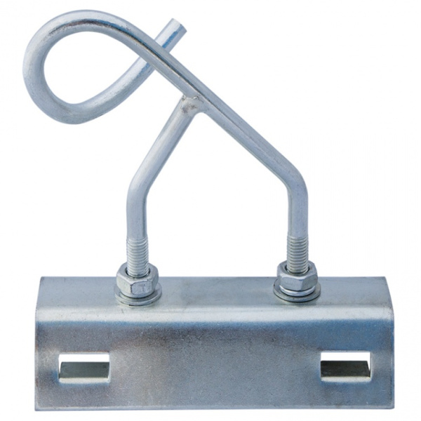 Узел крепления УК-П-02 предназначен для воздушной подвески самонесущего оптического кабеля связи на промежуточных опорах ВЛ до 20 кВ.