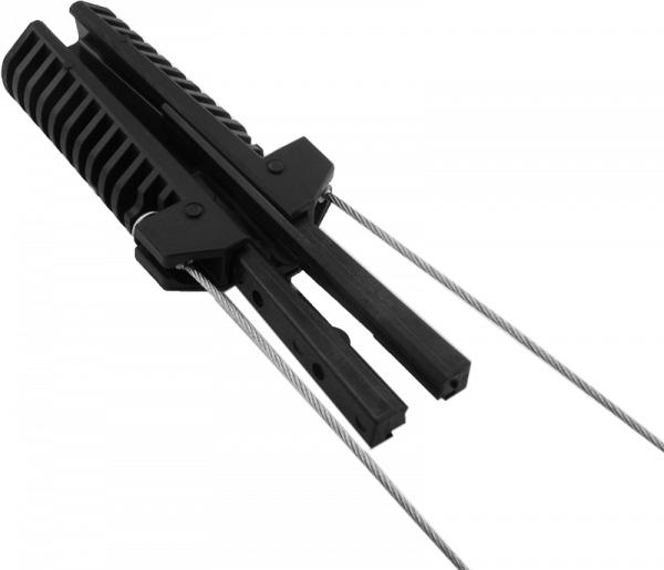 Зажим анкерный натяжной PA-36 1.8 кН для подвеса круглого самонесущего оптического кабеля диаметром от 3 до 6мм