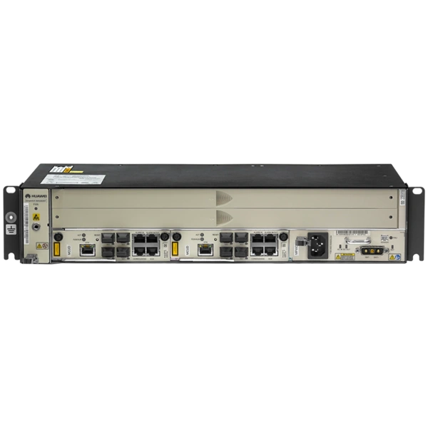 2RU шасси Huawei OLT GPON, 2 слота для установки интерфейсных модулей, DC