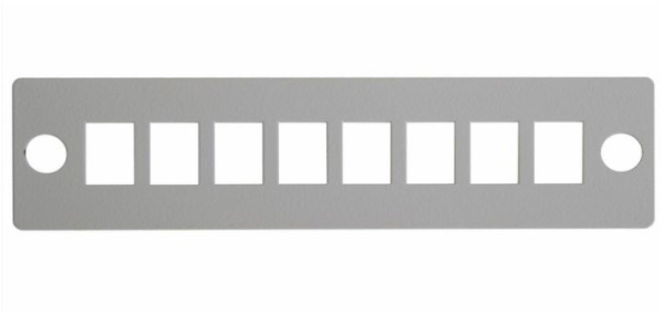Планка для 8 оптических адаптеров SC/LC