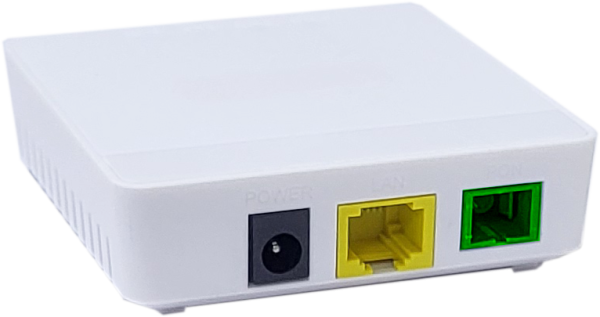 Абонентское устройство XPON ONU/ONT (Optical Network Unit) поддерживает 1 порт XPON (SC/APC) и 1 порт 10/100/1000Base-T (RJ45) в мини корпусе